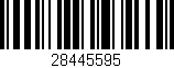 Código de barras (EAN, GTIN, SKU, ISBN): '28445595'