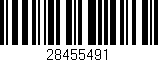 Código de barras (EAN, GTIN, SKU, ISBN): '28455491'