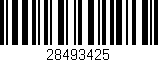 Código de barras (EAN, GTIN, SKU, ISBN): '28493425'
