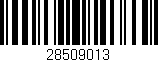 Código de barras (EAN, GTIN, SKU, ISBN): '28509013'