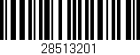 Código de barras (EAN, GTIN, SKU, ISBN): '28513201'