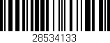 Código de barras (EAN, GTIN, SKU, ISBN): '28534133'
