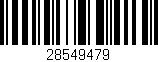 Código de barras (EAN, GTIN, SKU, ISBN): '28549479'