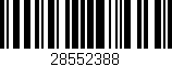 Código de barras (EAN, GTIN, SKU, ISBN): '28552388'