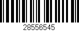 Código de barras (EAN, GTIN, SKU, ISBN): '28556545'