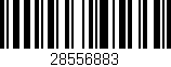 Código de barras (EAN, GTIN, SKU, ISBN): '28556883'