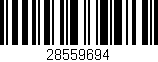 Código de barras (EAN, GTIN, SKU, ISBN): '28559694'