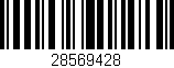 Código de barras (EAN, GTIN, SKU, ISBN): '28569428'
