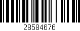 Código de barras (EAN, GTIN, SKU, ISBN): '28584676'