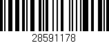 Código de barras (EAN, GTIN, SKU, ISBN): '28591178'
