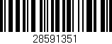 Código de barras (EAN, GTIN, SKU, ISBN): '28591351'