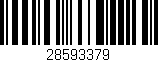 Código de barras (EAN, GTIN, SKU, ISBN): '28593379'