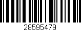 Código de barras (EAN, GTIN, SKU, ISBN): '28595479'