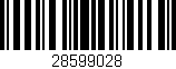 Código de barras (EAN, GTIN, SKU, ISBN): '28599028'