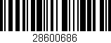Código de barras (EAN, GTIN, SKU, ISBN): '28600686'