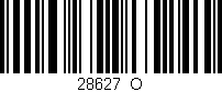 Código de barras (EAN, GTIN, SKU, ISBN): '28627_O'