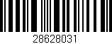 Código de barras (EAN, GTIN, SKU, ISBN): '28628031'