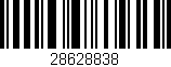 Código de barras (EAN, GTIN, SKU, ISBN): '28628838'