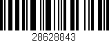 Código de barras (EAN, GTIN, SKU, ISBN): '28628843'
