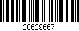 Código de barras (EAN, GTIN, SKU, ISBN): '28629667'
