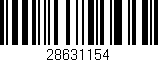 Código de barras (EAN, GTIN, SKU, ISBN): '28631154'