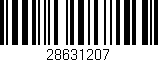 Código de barras (EAN, GTIN, SKU, ISBN): '28631207'