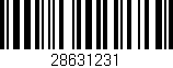 Código de barras (EAN, GTIN, SKU, ISBN): '28631231'