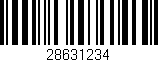 Código de barras (EAN, GTIN, SKU, ISBN): '28631234'