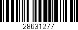 Código de barras (EAN, GTIN, SKU, ISBN): '28631277'