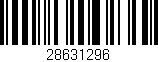 Código de barras (EAN, GTIN, SKU, ISBN): '28631296'