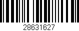 Código de barras (EAN, GTIN, SKU, ISBN): '28631627'