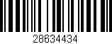 Código de barras (EAN, GTIN, SKU, ISBN): '28634434'