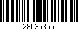 Código de barras (EAN, GTIN, SKU, ISBN): '28635355'