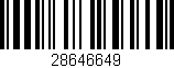 Código de barras (EAN, GTIN, SKU, ISBN): '28646649'