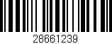 Código de barras (EAN, GTIN, SKU, ISBN): '28661239'
