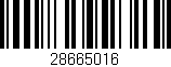 Código de barras (EAN, GTIN, SKU, ISBN): '28665016'