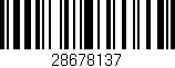 Código de barras (EAN, GTIN, SKU, ISBN): '28678137'