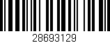 Código de barras (EAN, GTIN, SKU, ISBN): '28693129'