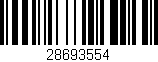 Código de barras (EAN, GTIN, SKU, ISBN): '28693554'