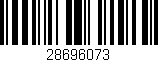 Código de barras (EAN, GTIN, SKU, ISBN): '28696073'