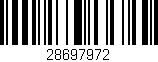 Código de barras (EAN, GTIN, SKU, ISBN): '28697972'