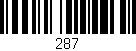 Código de barras (EAN, GTIN, SKU, ISBN): '287'