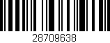 Código de barras (EAN, GTIN, SKU, ISBN): '28709638'