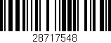 Código de barras (EAN, GTIN, SKU, ISBN): '28717548'