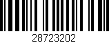 Código de barras (EAN, GTIN, SKU, ISBN): '28723202'