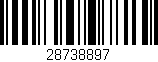 Código de barras (EAN, GTIN, SKU, ISBN): '28738897'
