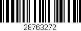 Código de barras (EAN, GTIN, SKU, ISBN): '28763272'