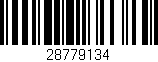 Código de barras (EAN, GTIN, SKU, ISBN): '28779134'