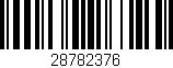 Código de barras (EAN, GTIN, SKU, ISBN): '28782376'