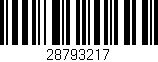 Código de barras (EAN, GTIN, SKU, ISBN): '28793217'
